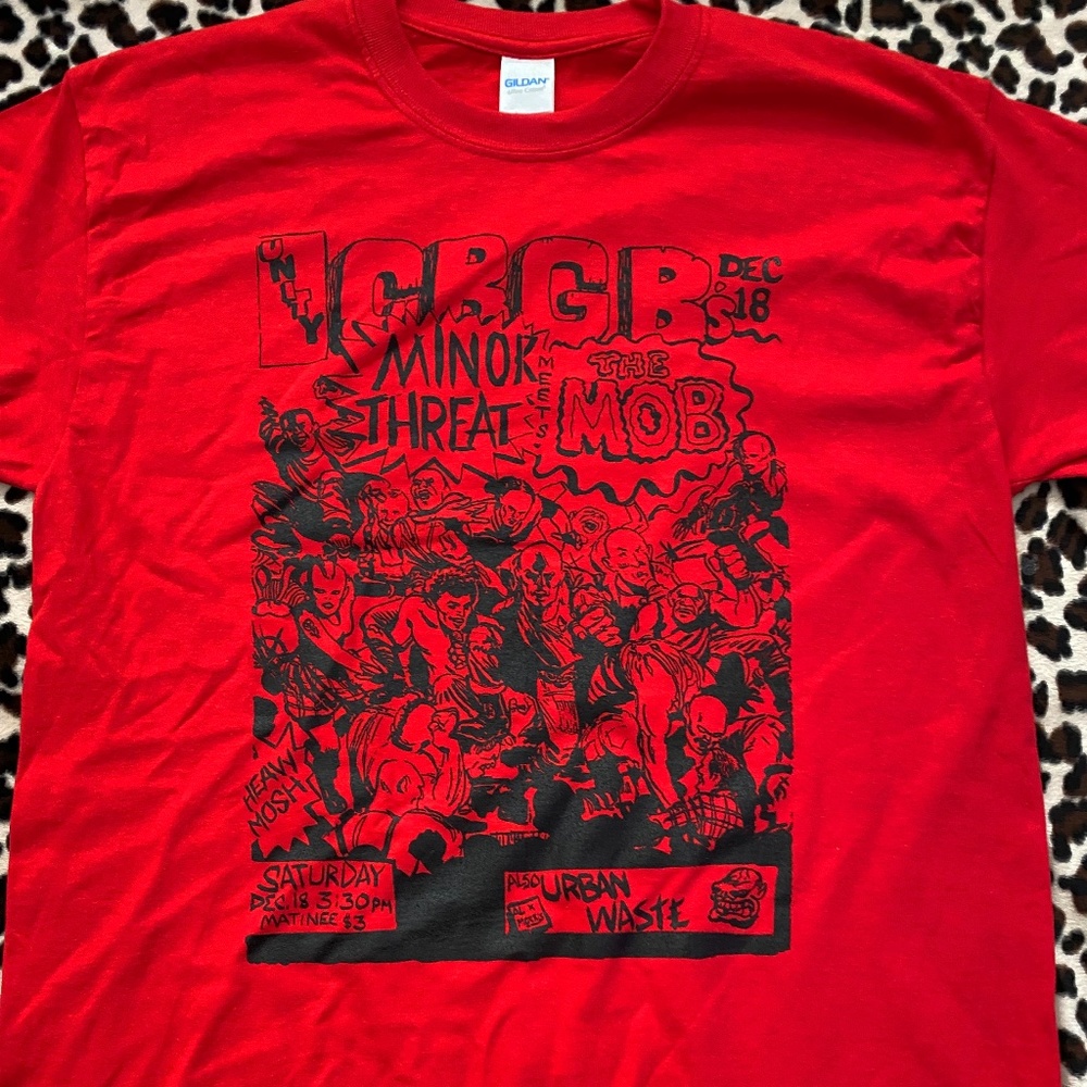 Minor Threat CBGB Vintage Flyer Tee